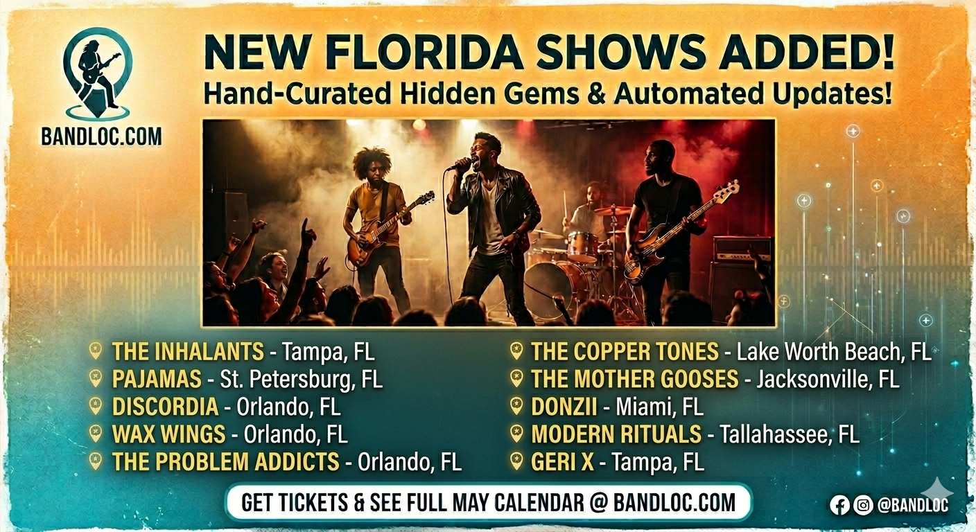 10 Must-See Local Florida Bands & Live Events: May 2026 Spotlight