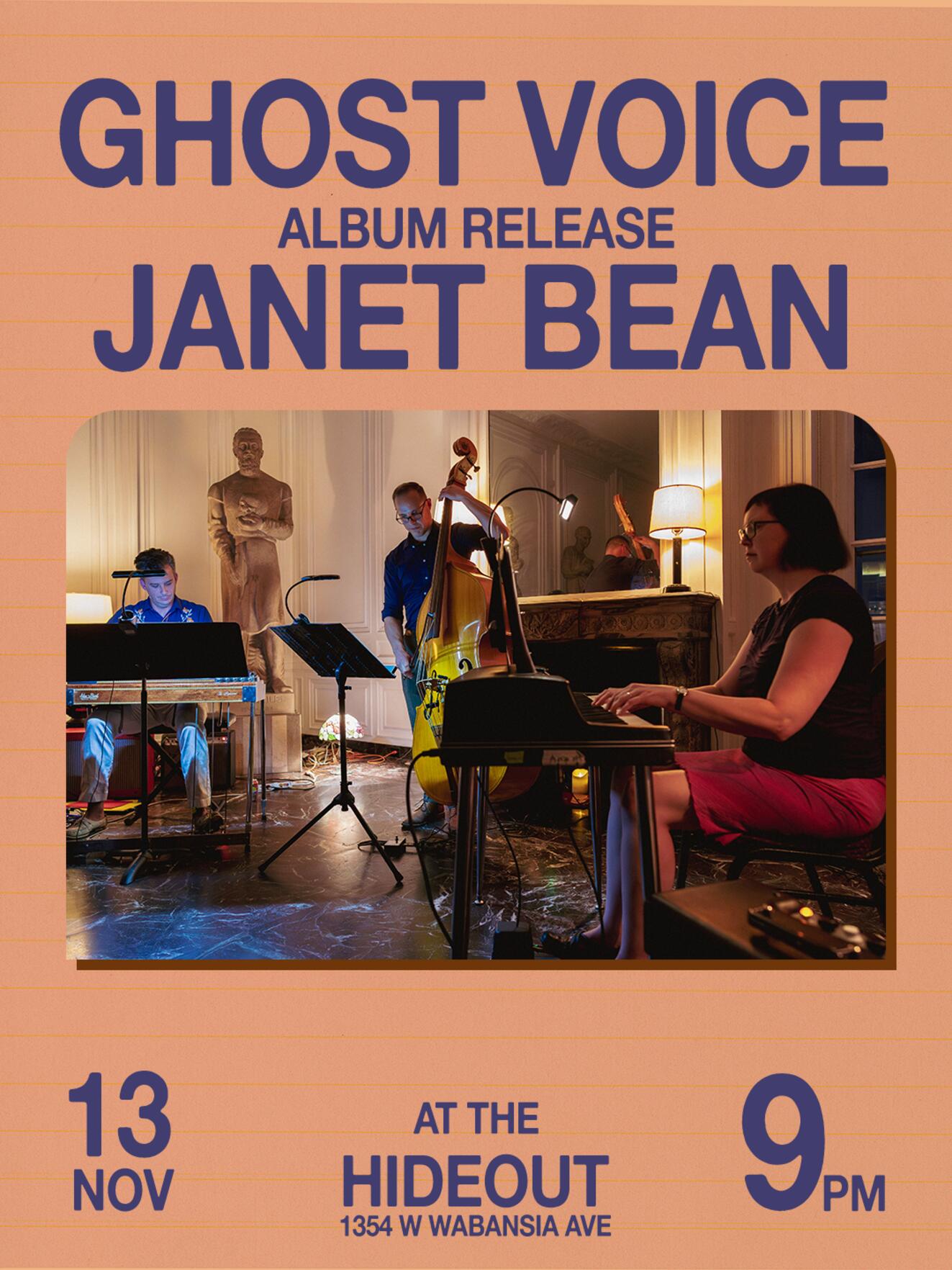 Janet Bean + Ghost Voice – Album Release